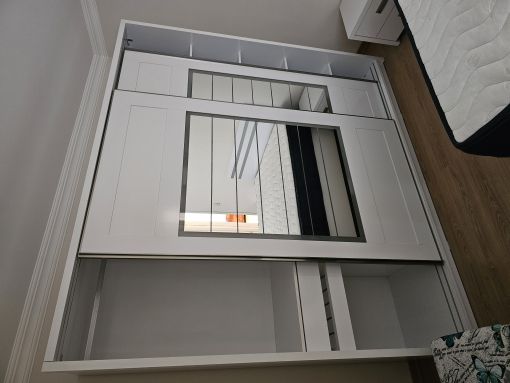 Bugün Bayrampaşa'dan aldığımız yatak odası takımının gardırobu