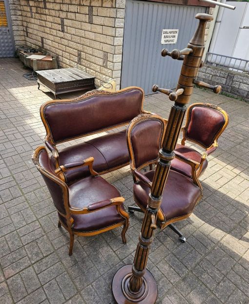 Ahşap fis koltuk takımı ikinci el