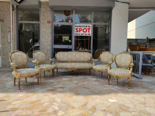 antika madalyon koltuk takımı