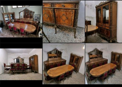 İkinci el antika yemek odası takımı